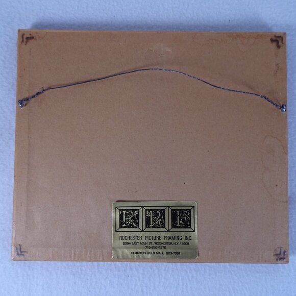 Scherenschnitte Folk Art Paper Cutting of Heart with Doves in Frame with Glass - Picture 7 of 7